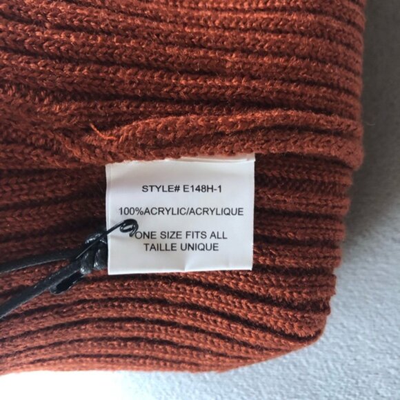 Dark Orange Beanie ~ New Without Tags - Picture 4 of 5